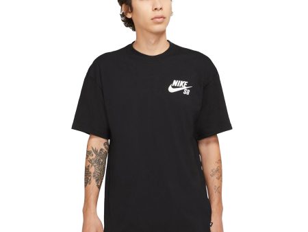 NIKE SB LOGO TEE BLACK For Sale