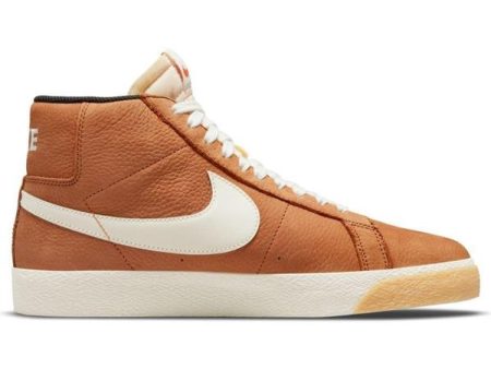 NIKE SB BLAZER MID ISO ORANGE LABEL DARK RUSSET SAIL Cheap