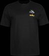 POWELL SK8BOARD SKELETON BLACK TEE Sale