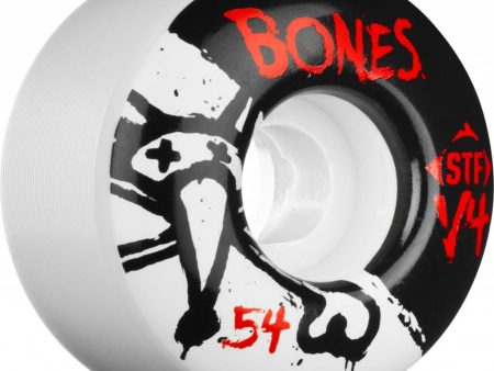 BONES WHEELS STF V4 , WHITE  BLACK Online Sale