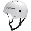 PRO-TEC CLASSIC GLOSS WHITE - HELMET Discount