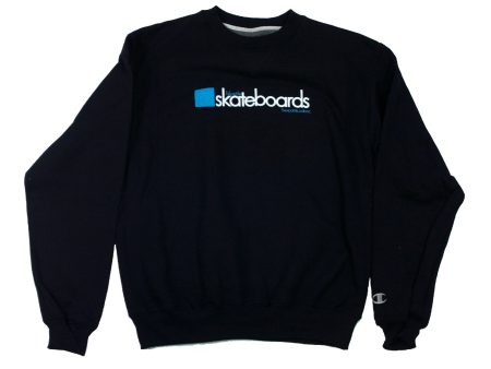 BLUETILE OG 2001 LOGO CREWNECK BLACK Sale