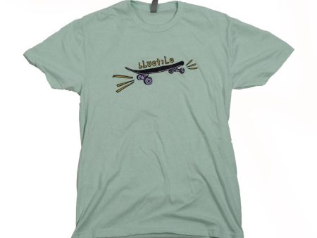 BLUETILE X STREET CANOE  BLUETILE  T-SHIRT MINT   PURPLE For Discount