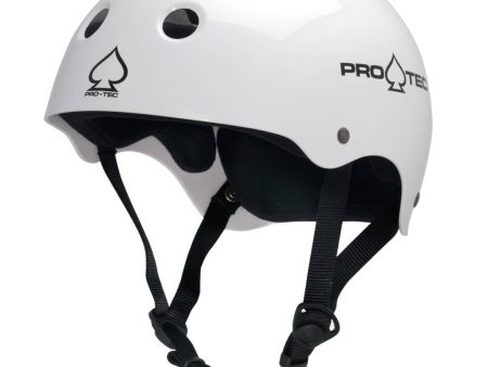 PRO-TEC CLASSIC GLOSS WHITE - HELMET Discount