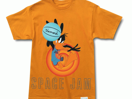 DIAMOND x SPACE JAM THE DAFFY DUCK TEE ORANGE For Discount