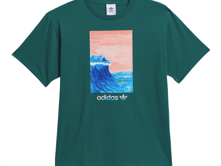 ADIDAS DILL G T-SHIRT GREEN   MULTI Cheap