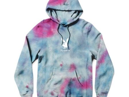 COLOR BARS PLAYBOY RABBIT HEAD HOODIE TIE DYE Supply