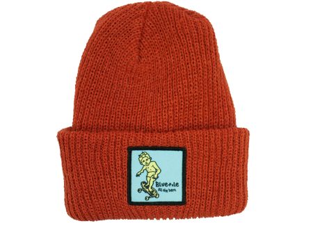 BLUETILE X GONZ SKETCHY PATCH BEANIE ORANGE Supply