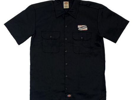 BLUETILE CRAFT PATCH WORK SHIRT BLACK Fashion