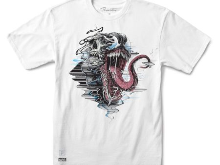 PRIMITIVE VENOM OVERSIZED T-SHIRT WHITE For Sale