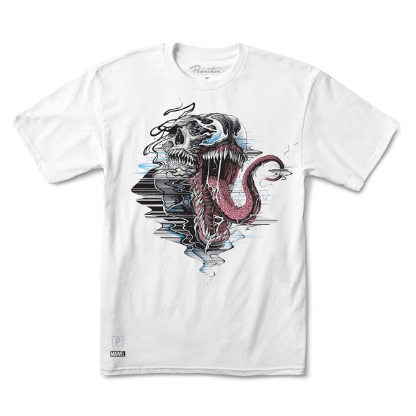 PRIMITIVE VENOM OVERSIZED T-SHIRT WHITE For Sale