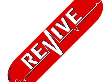 REVIVE SKATEBOARDS RED LIFELINE For Cheap