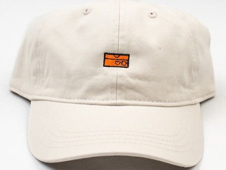 BLUETILE LOVEBOXES DAD HAT ORANGE   CREAM For Discount