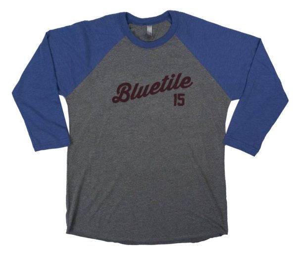 BLUETILE 15 YEARS RAGLAN ROYAL   GREY Fashion