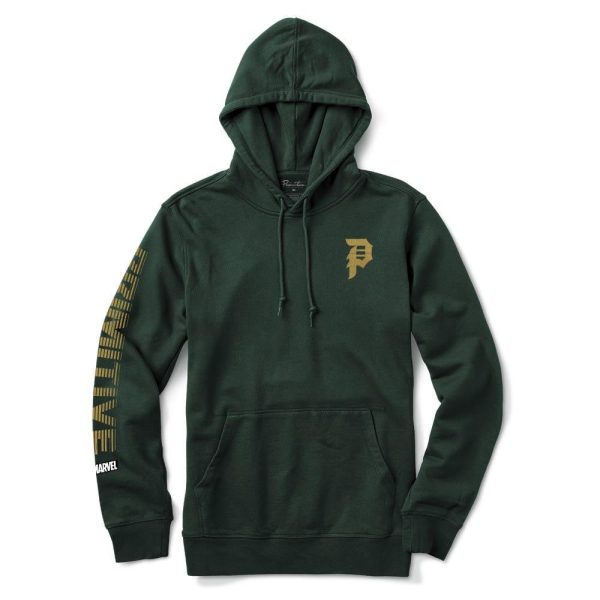 PRIMITIVE DOOM HOODIE DARK GREEN For Cheap