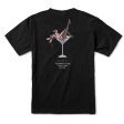 COLOR BARS PLAYBOY CHERRY MARTINI TEE BLACK Online now