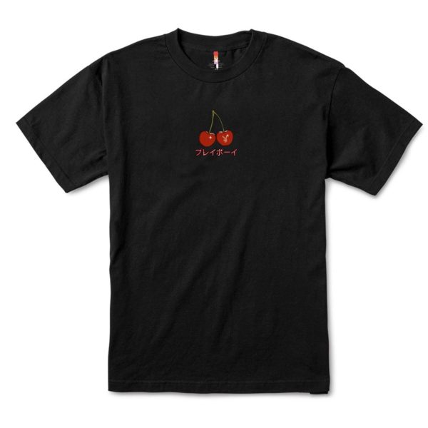 COLOR BARS PLAYBOY CHERRY MARTINI TEE BLACK Online now