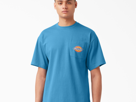 DICKIES CREST LOGO POCKET TEE BRIGHT COBALT Fashion