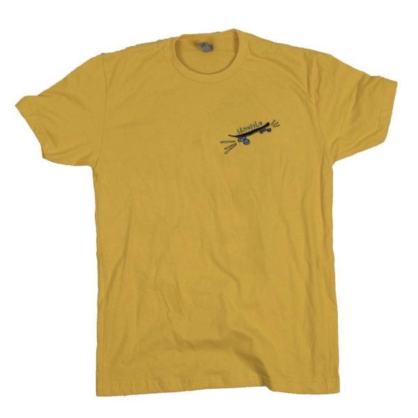 BLUETILE X STREET CANOE SKATE BORED SHIRT YELLOW Online Sale