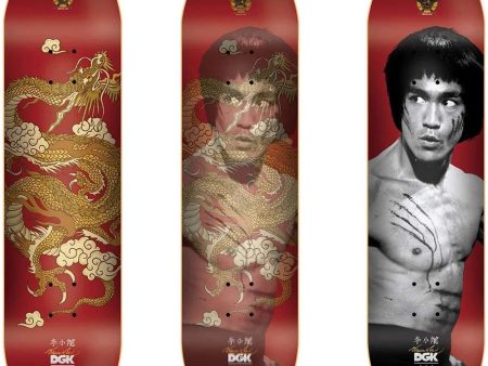 DGK X BRUCE LEE GOLDEN DRAGON LENTICULAR 8.25 For Discount