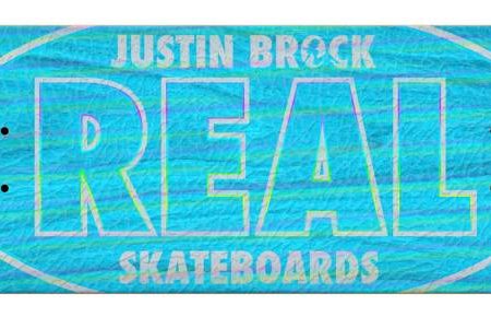 REAL SKATEBOARDS JUSTIN BROCK HOLOGRAM OVAL Online Sale