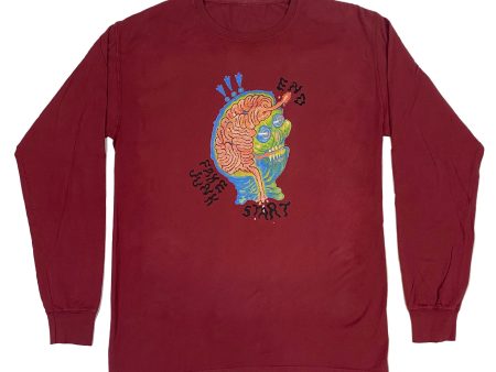 FAKE JUNK MAZE BRAIN LONG SLEEVE CAYENNE Cheap