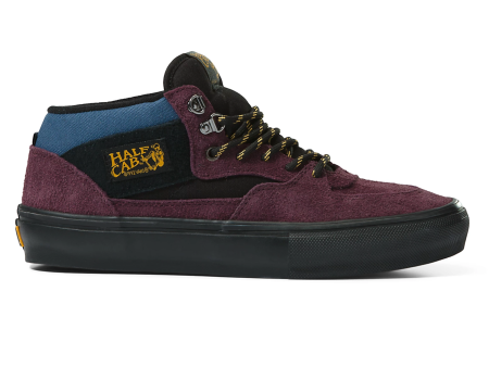 VANS SKATE HALF CAB OUTDOOR PURPLE   BLACK For Discount