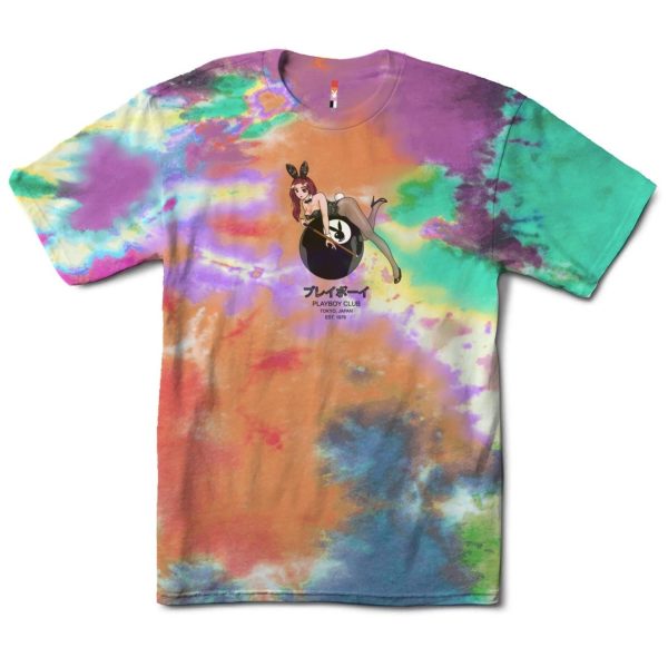 COLOR BARS PLAYBOY 8 BALL TIE DYE TEE Online Sale