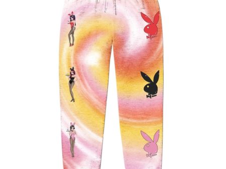 COLOR BARS PLAYBOY TOKYO SWEATPANTS TIE DYE Hot on Sale