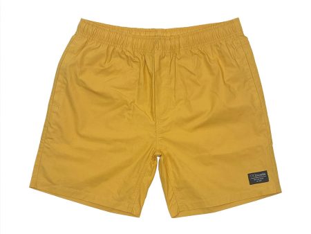 BLUETILE SURPLUS BEACH SHORT MUSTARD Discount