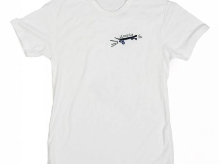 BLUETILE X STREET CANOE SKATE BORED SHIRT WHITE Online