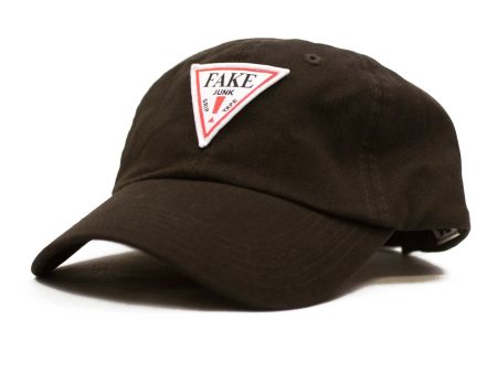 FAKE JUNK PATCH DAD HAT BROWN Online Sale