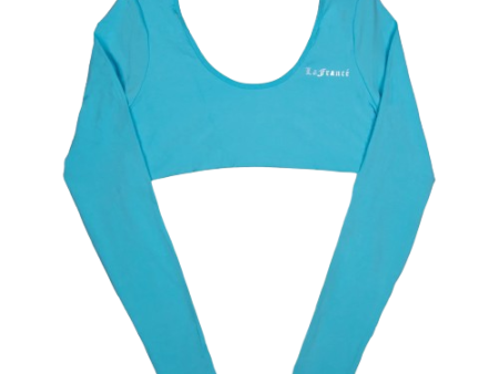 Women s Blue Long Sleeve Top Online