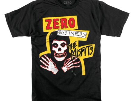 ZERO X MISFITS ZERO BUSINESS T-SHIRT BLACK For Discount