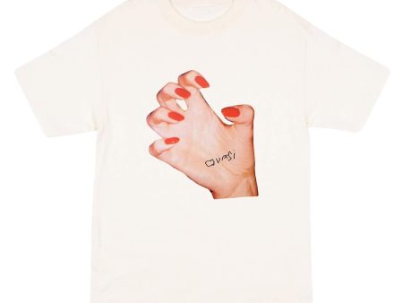 QUASI MR. HAND TEE WHITE Supply