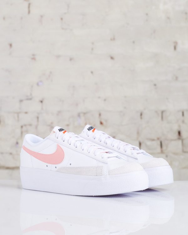 Nike Women s Blazer Low Platform White   Pink Glaze-Summit White-Black DJ0292-103 Online