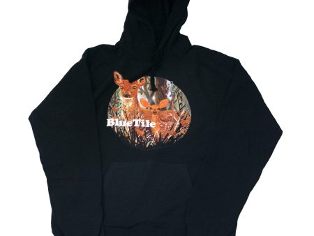 BLUETILE WILDERNESS DEER HOODIE BLACK Fashion