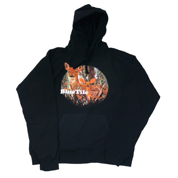 BLUETILE WILDERNESS DEER HOODIE BLACK Fashion