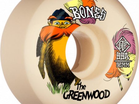 BONES STF PRO GREENWOOD 54MM 99a V5 SIDECUT Sale