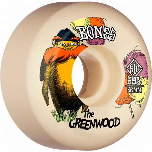 BONES STF PRO GREENWOOD 54MM 99a V5 SIDECUT Sale