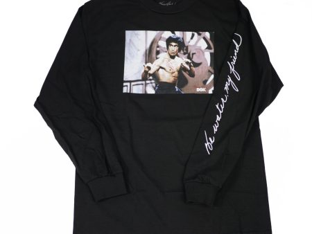 DGK X BRUCE LEE SCRATCH LONGSLEEVE BLACK Online