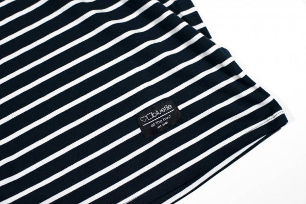 BLUETILE SURPLUS STRIPED TEE NAVY   WHITE Sale