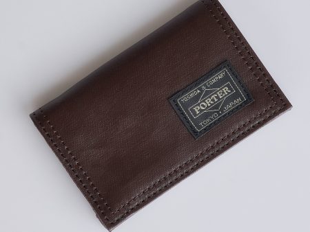 Porter Freestyle Card Case Brown on Sale