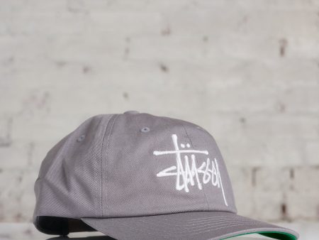 Stussy Big Basic Vintage Cap Steel Grey Online Sale