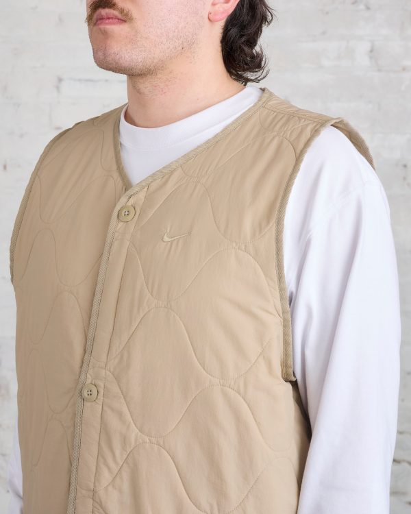 Nike Life Woven Insulated Military Vest Khaki Khaki Hot on Sale