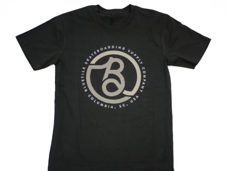 BLUETILE SUPPLY CO T-SHIRT COAL GREY on Sale