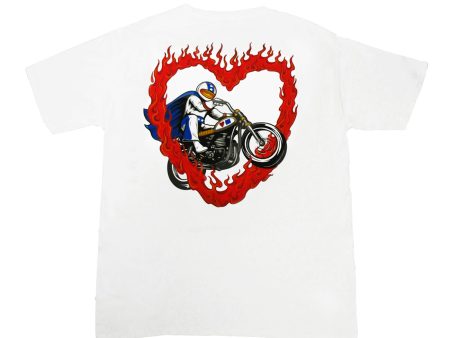 BLUETILE STUNTS T-SHIRT WHITE For Sale