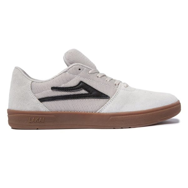 LAKAI BRIGHTON WHITE GUM SUEDE Sale