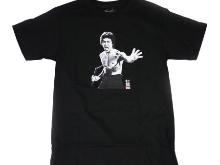 DGK X BRUCE LEE FIERCE T-SHIRT BLACK Discount