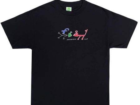 FROG EXISTS! TEE BLACK Fashion